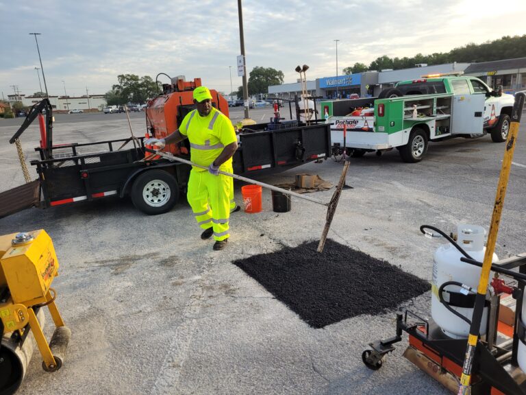 Local Pothole Repair Crew