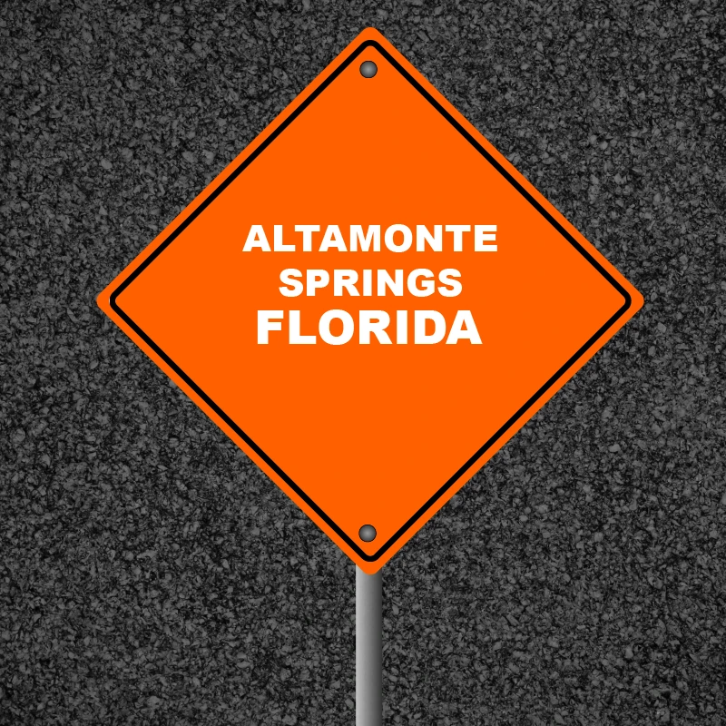 Altamonte Springs Florida Pothole Repair