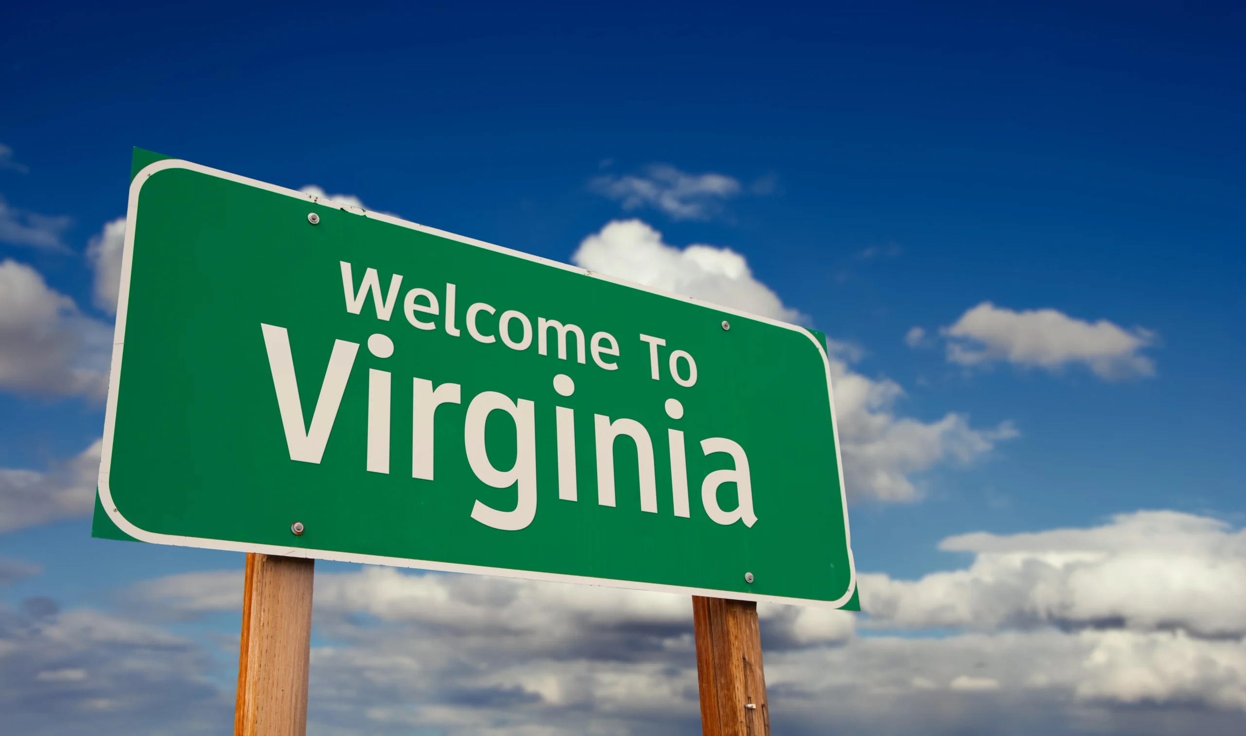 Virginia road sign